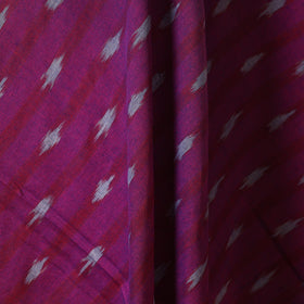 Purple - cotton pochampally ikat fabric 04 - handcrafted