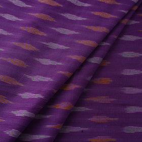 Purple Cotton Pochampally Ikat Fabric