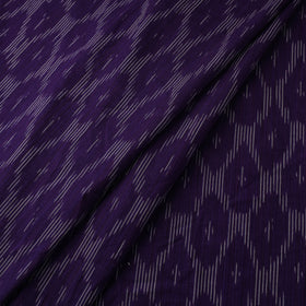 Purple Cotton Pochampally Ikat Fabric