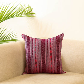 Purple - cotton sambalpuri ikat cushion cover 20
