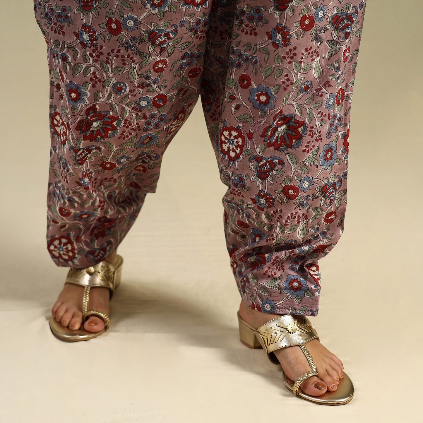 Buy Block Print Cotton Sanganeri Salwar