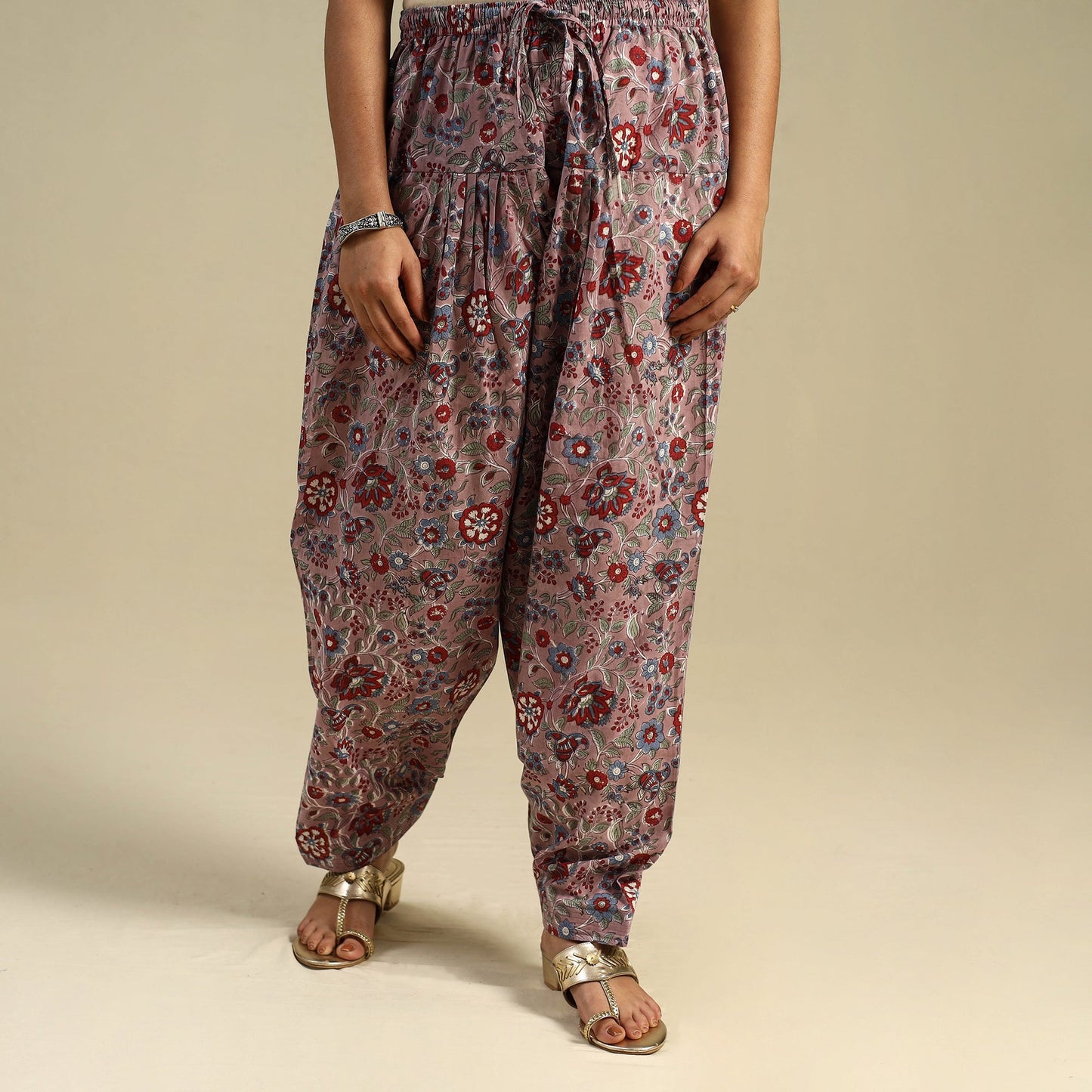 Buy Block Print Cotton Sanganeri Salwar