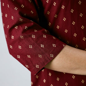 Buy Cotton Straight Jacquard Kurta for Women