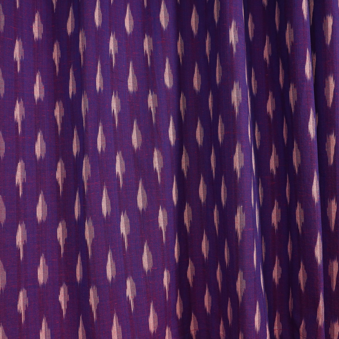 Purple - cotton window pochampally ikat curtain (5 x 3