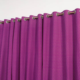 Purple - cotton window pochampally ikat curtain (5 x 3