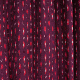 Purple - cotton window pochampally ikat curtain (5 x 3