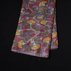 Purple - desi tussar silk handpainted srikalahasti pen