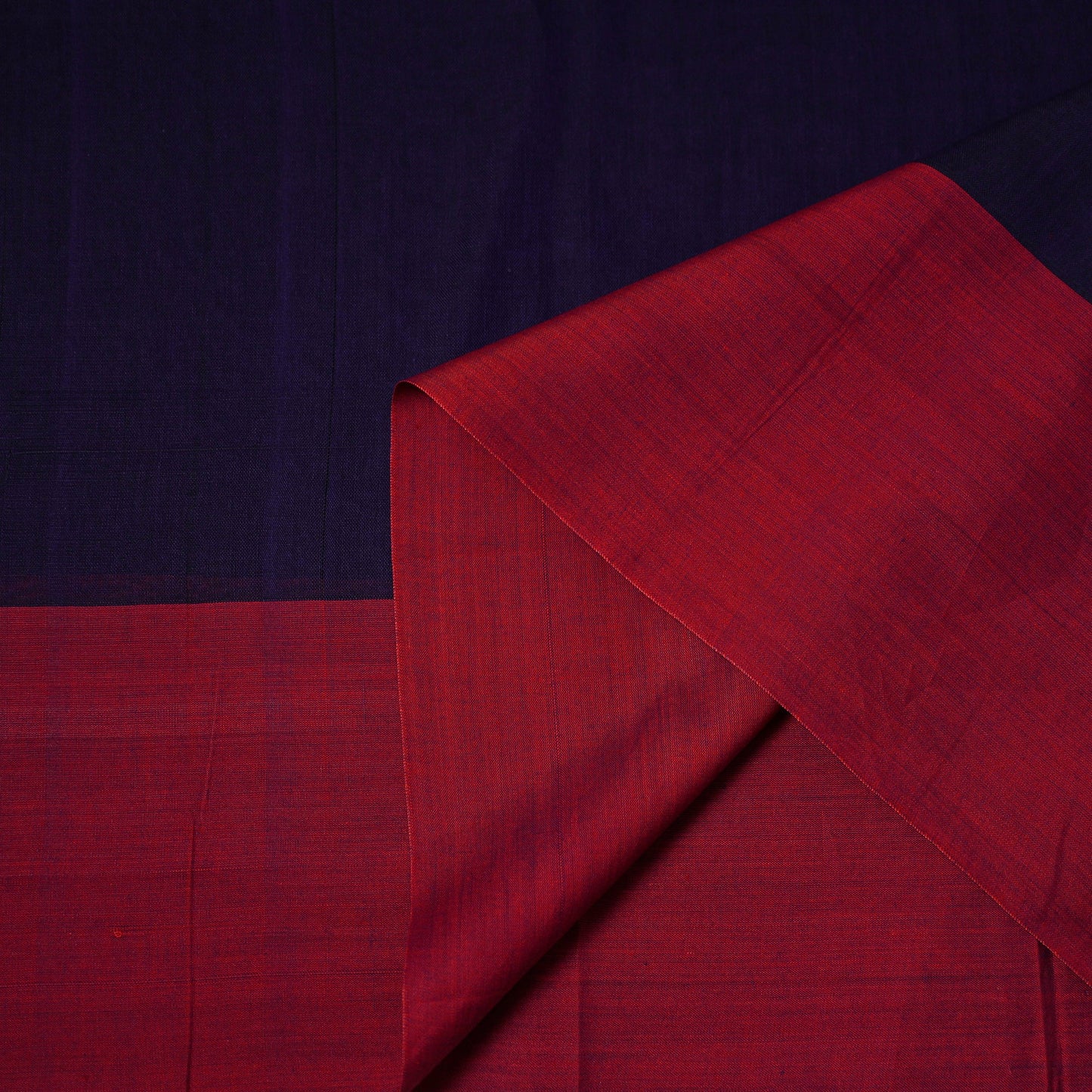 Purple - dharwad cotton fabric 14 - handcrafted