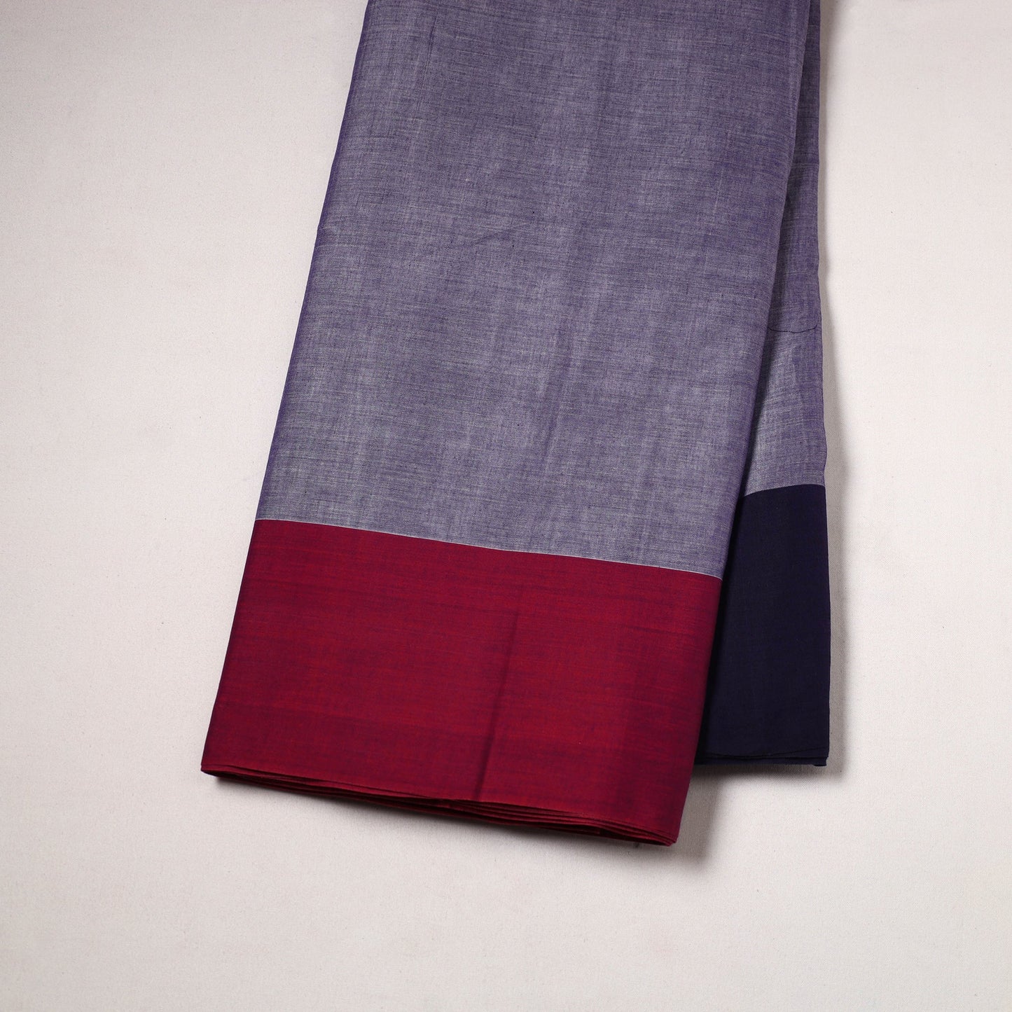 Purple - dharwad cotton fabric 16 - handcrafted