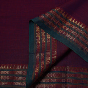 Dharwad cotton fabric with border 06 - handcrafted