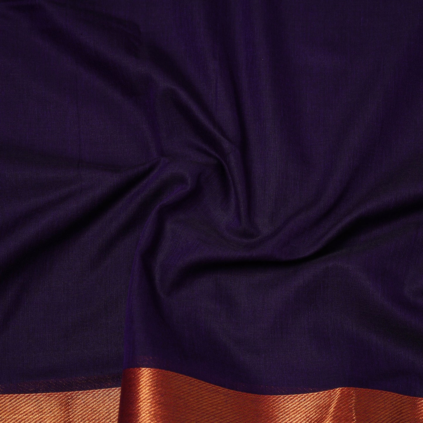 Dharwad cotton fabric with border 11 - handcrafted