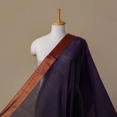 Dharwad cotton fabric with border 11 - handcrafted