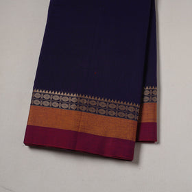Dharwad cotton fabric with border 14 - handcrafted