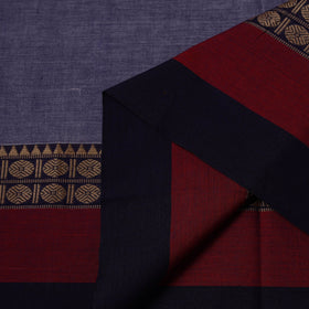 Dharwad cotton fabric with border 16 - handcrafted