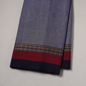 Dharwad cotton fabric with border 16 - handcrafted