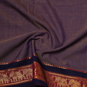 Dharwad cotton fabric with border 17 - handcrafted