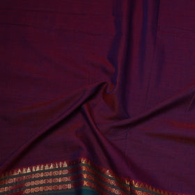 Dharwad cotton fabric with border 23 - handcrafted