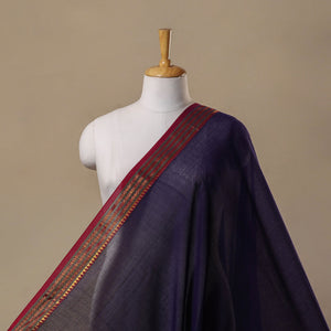 Dharwad cotton fabric with border 26 - handcrafted