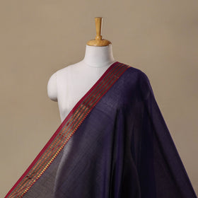 Dharwad cotton fabric with border 26 - handcrafted