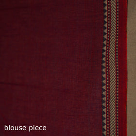 Dharwad cotton saree with border 16 - handcrafted