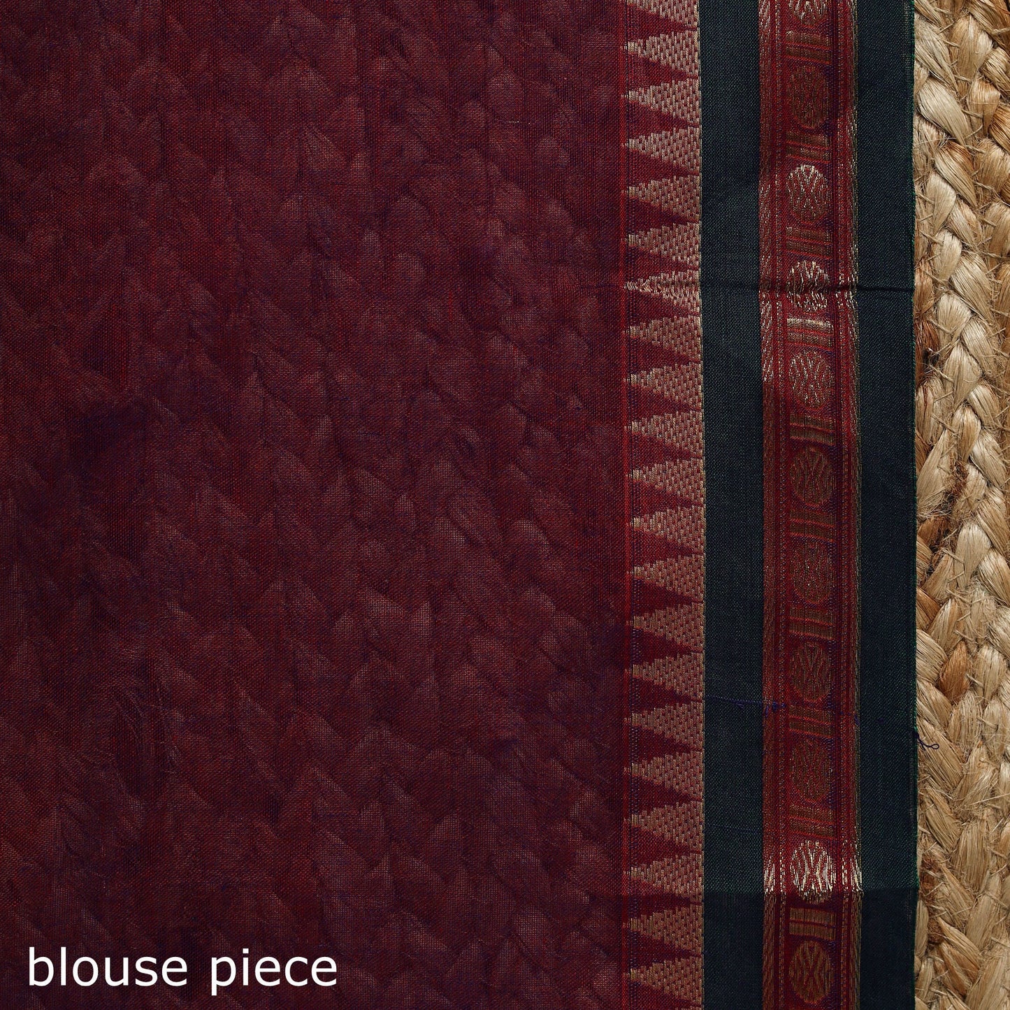 Dharwad cotton saree with border 19 - handcrafted