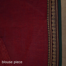 Dharwad cotton saree with border 33 - handcrafted