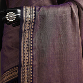 Dharwad cotton saree with border 34 - handcrafted