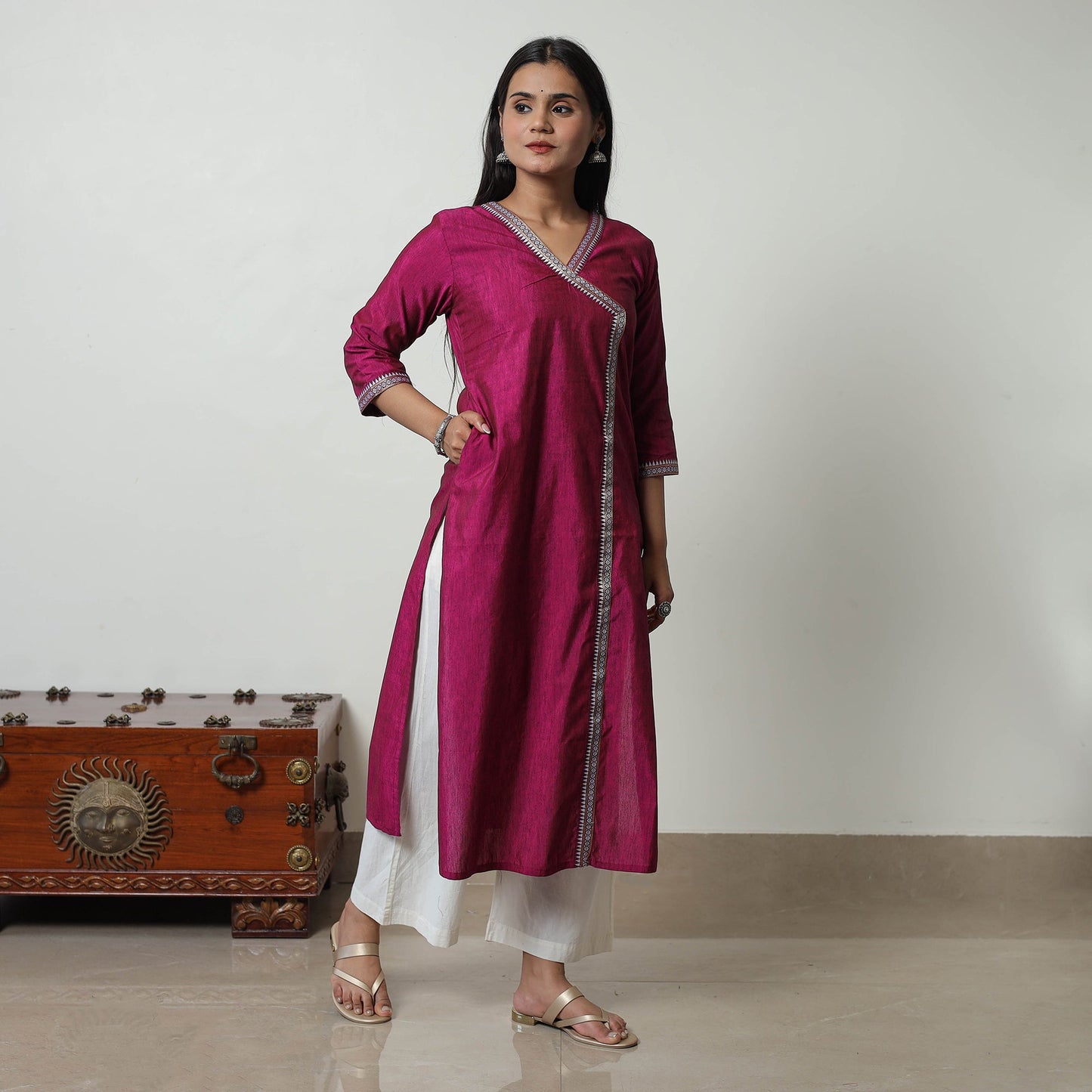 Shop Dharwad Cotton Kurta | Straight & Elegant for Women