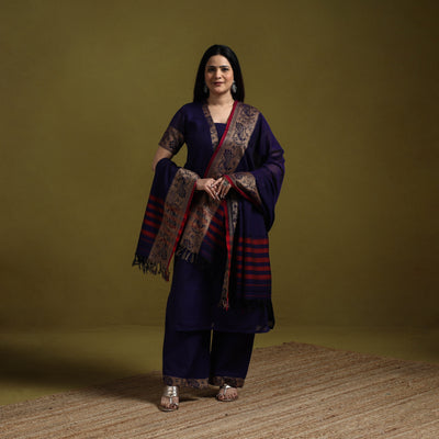 Dharwad cotton suit set with dupatta for women 04