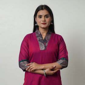 Dharwad Mercerised Cotton Kurta | Straight & Elegant for Women