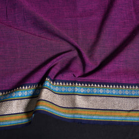Dharwad weave cotton blouse piece 08 - handcrafted
