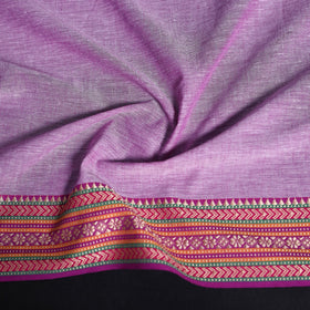 Dharwad weave cotton blouse piece 30 - handcrafted