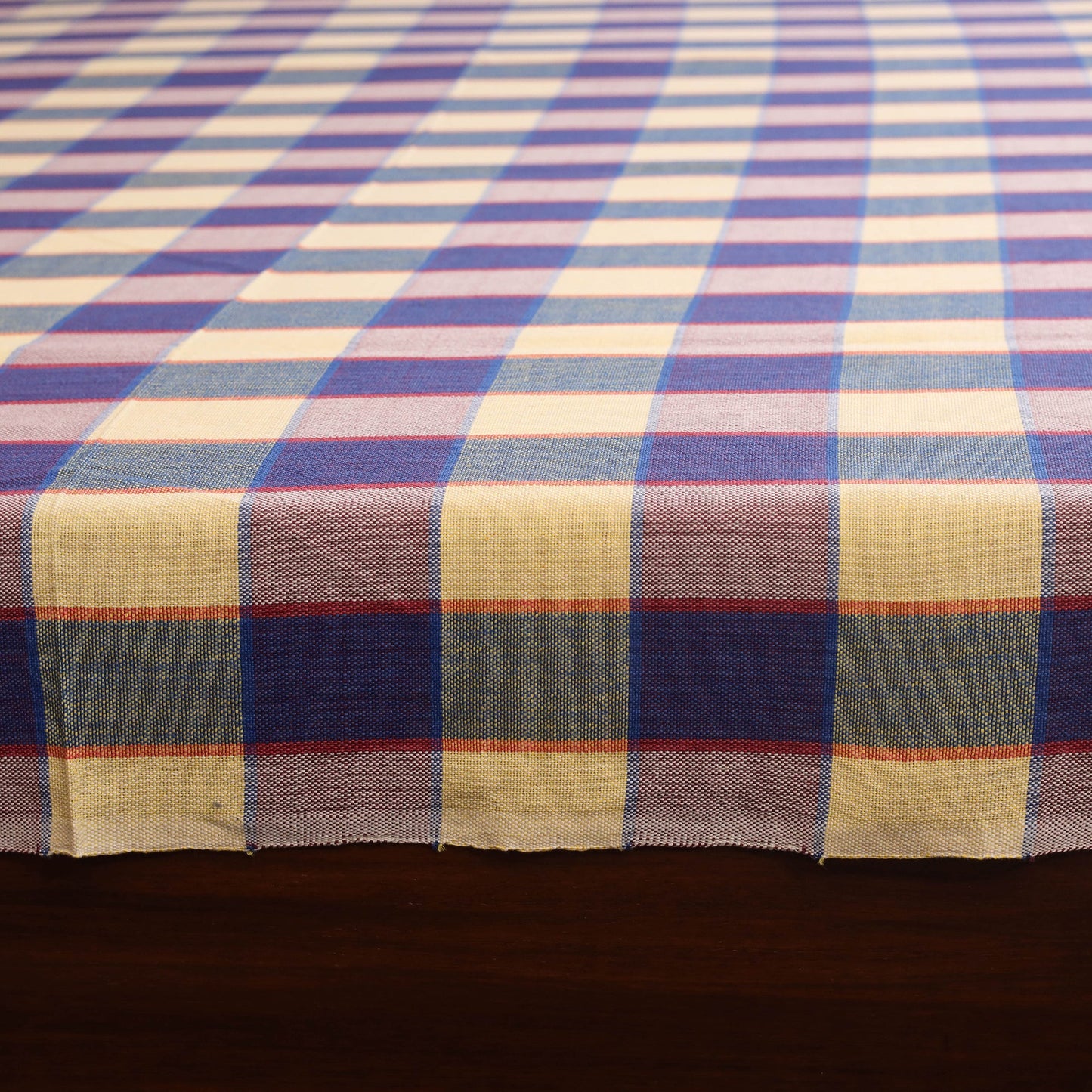 Purple - double handloom cotton bed sheet (108 x 90 in) 24