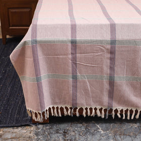 Purple - double handloom cotton bed sheet (108 x 90 in) 38