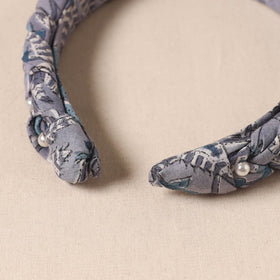 Fabart braided hair band with bead work 48 - handcrafted