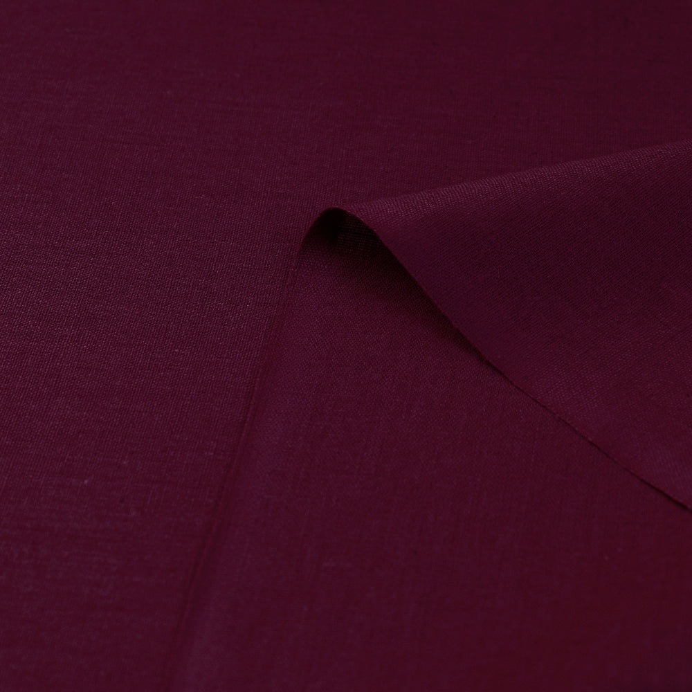 Purple - flex cotton prewashed plain fabric 11 - handcrafted
