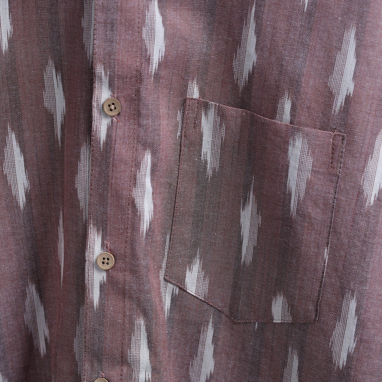 Purple - full sleeve cotton men pochampally ikat shirt 05