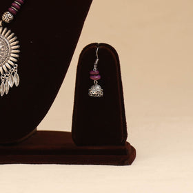 German silver beaded necklace set 43 - handcrafted