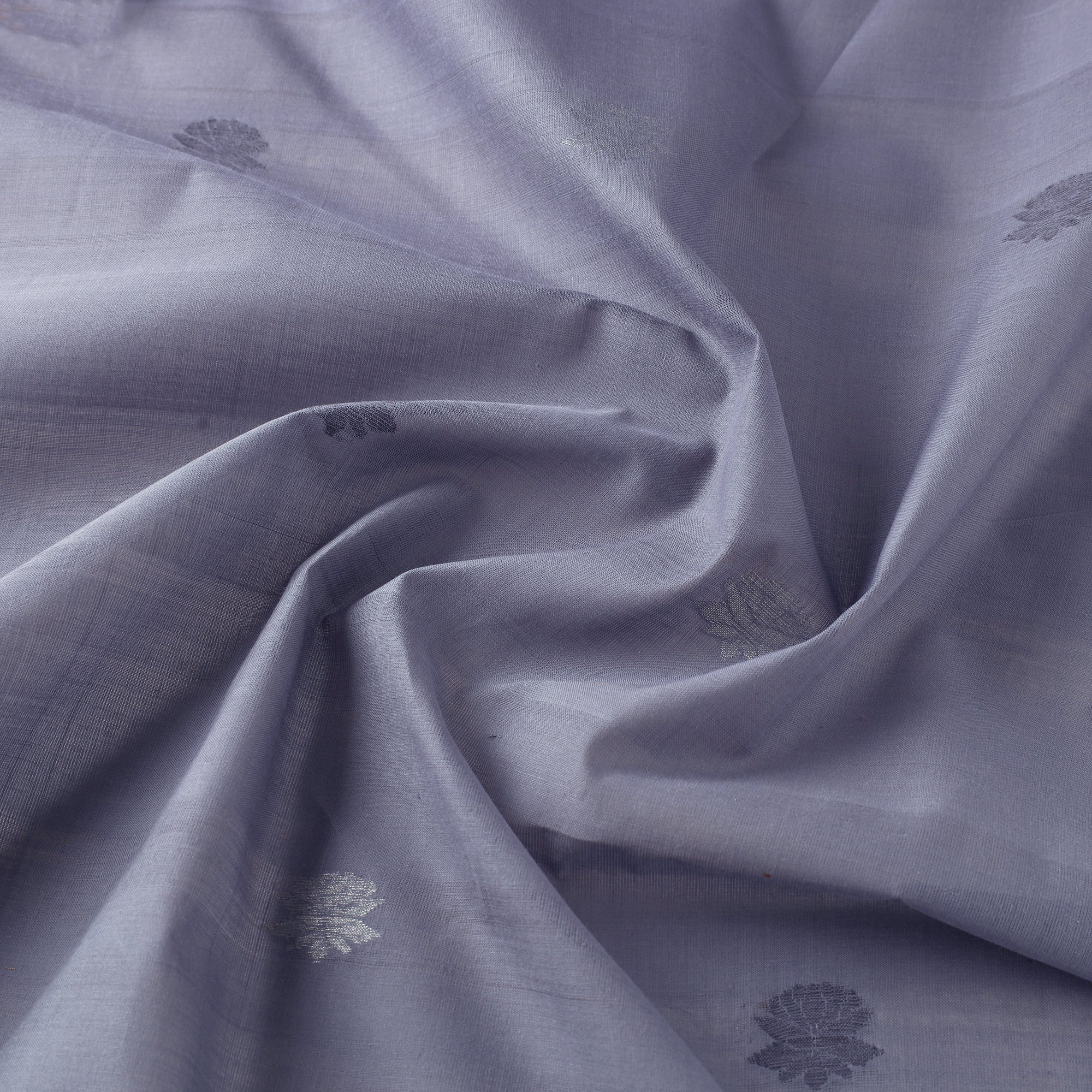 Buy Godavari Jamdani Multicolor Lotus Thread Buti Handloom Cotton Fabric Online at iTokri.com