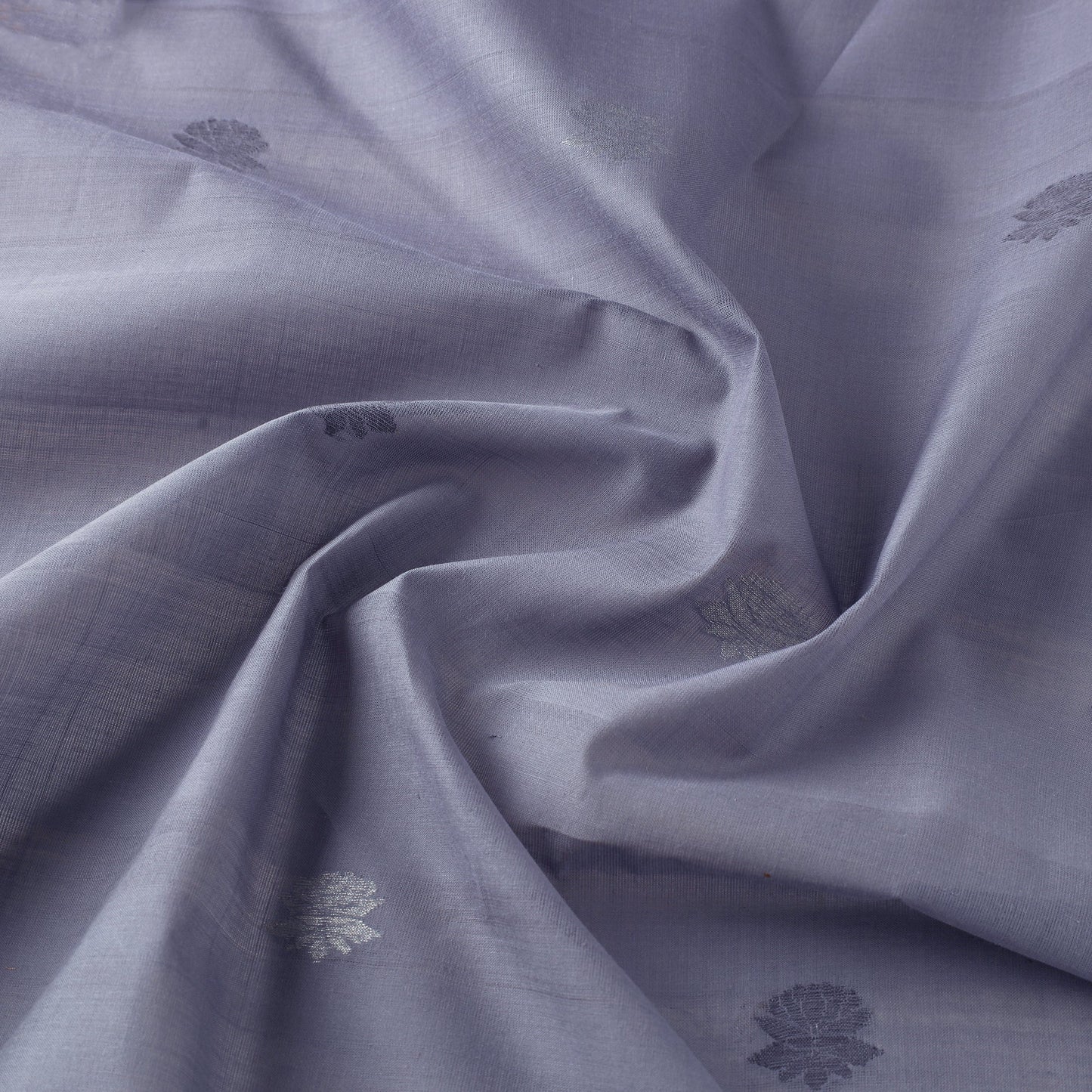 Buy Godavari Jamdani Multicolor Lotus Thread Buti Handloom Cotton Fabric Online at iTokri.com