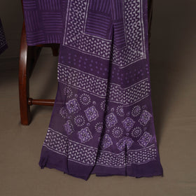 Hand batik cotton 3pc unstitched dress material 50