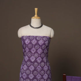 Hand batik cotton 3pc unstitched dress material 50