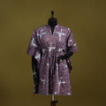 Hand batik cotton medium kaftan 36 - handcrafted