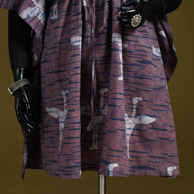 Hand batik cotton medium kaftan 36 - handcrafted