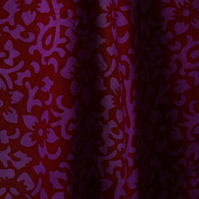 Purple - hand batik cotton fabric 06 - handcrafted