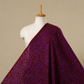 Purple - hand batik cotton fabric 06 - handcrafted
