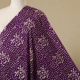 Purple - hand batik cotton fabric 09 - handcrafted