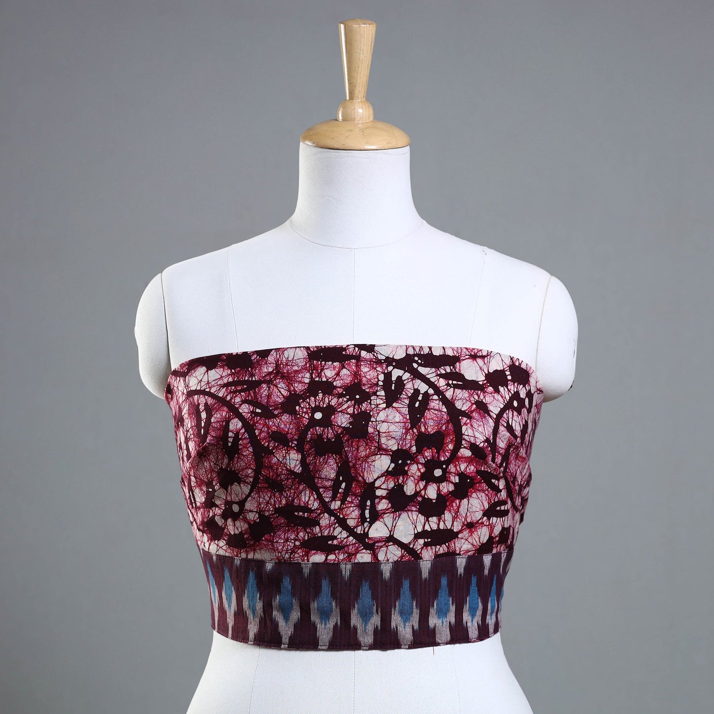 Buy Hand Batik Printed Cotton Blouse Piece 