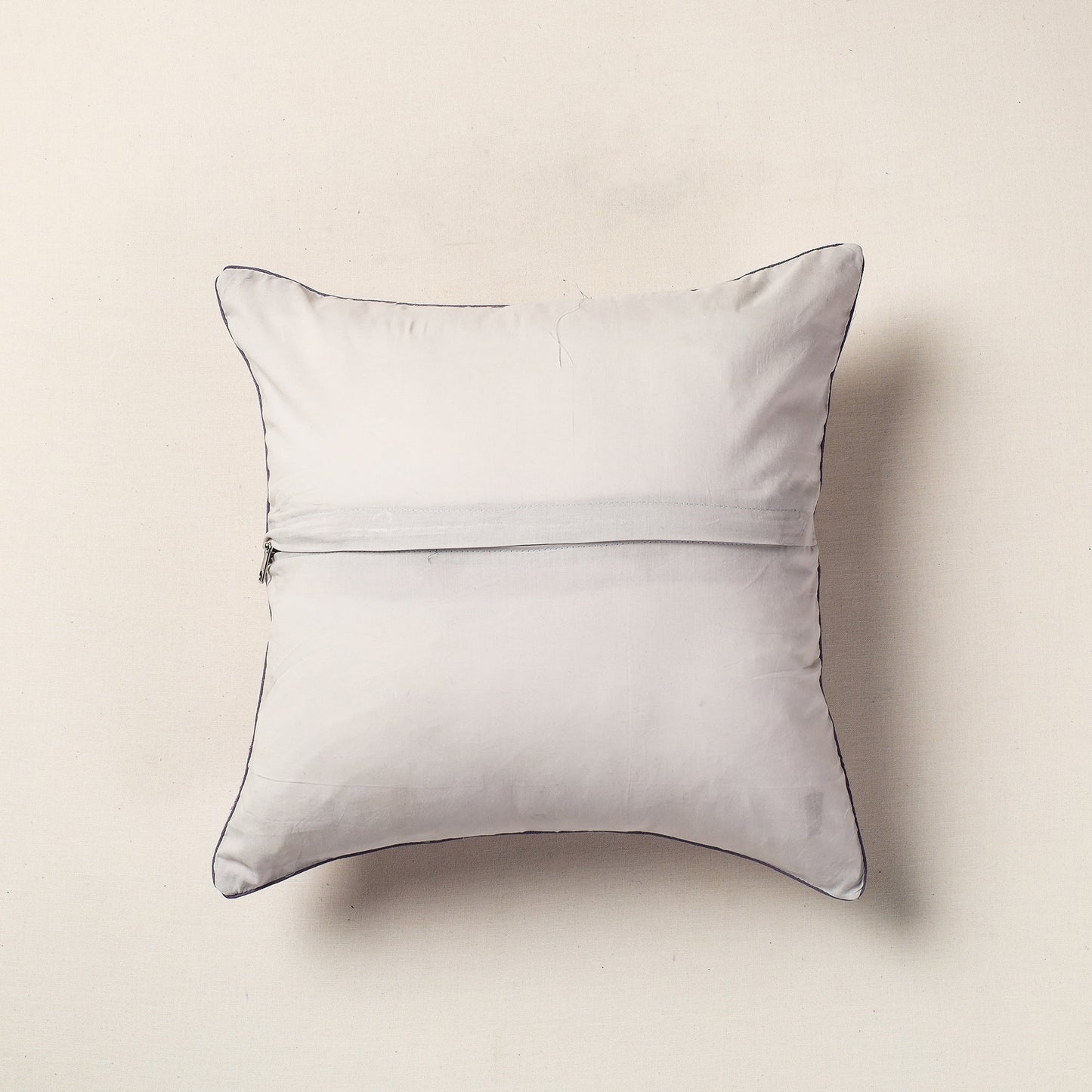 Purple Hand Batik Printed Cotton Cushion Cover