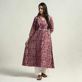  Hand Batik Printed Kurta